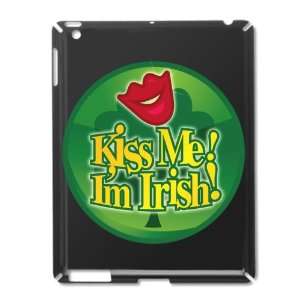  iPad 2 Case Black of Kiss Me Im Irish Clover Everything 