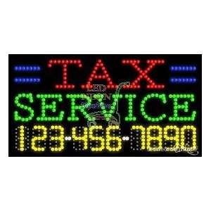  Tax Service LED Business Sign 17 Tall x 32 Wide x 1 