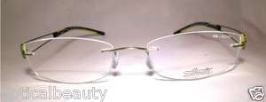 Silhouette Eyeglasses 4236 40 6058 51*17_135 7759 Lime and black 