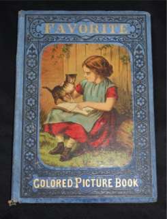 McLoughlin Bros. Favorite Colored Picture Book ca1886 great 
