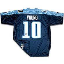 Mounted Memories Tennessee Titans Vince Young Signed Jersey    