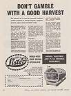 Vintage 1968 LISTER DIESEL ENGINES Advertisement CROP DRYER