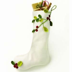  Mistletoe Felt Stocking