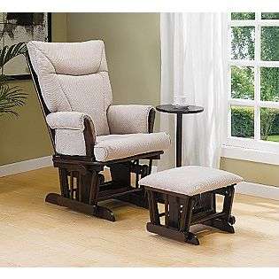   with Ottoman and Side Table  Oeko Baby Furniture Gliders & Rockers