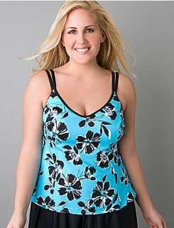 Poppy print swim tank by Miraclesuit® in sizes 16 to 24  Lane Bryant