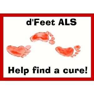  als feet, Help find a cure, dFeet ALS Postage Stamps 