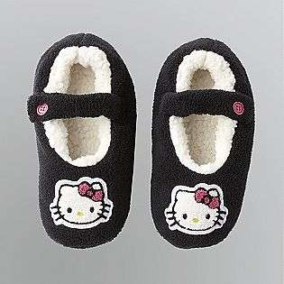   Fleece Mary Jane Gripper Slippers  Hello Kitty Shoes Womens Slippers
