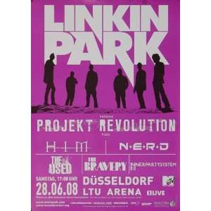  Linkin Park   Projekt Revolution 2008   CONCERT   POSTER 