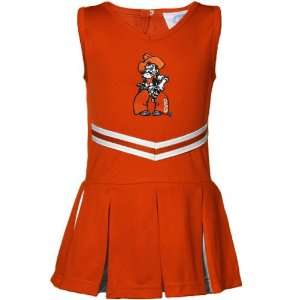  Oklahoma State Cowboys Infant Girls Orange Cheerleader 