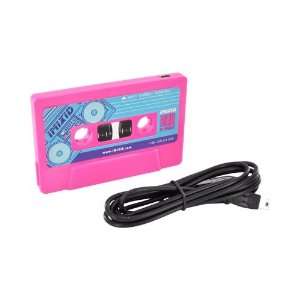 com Hot Pink Cassette Tape OEM IMIXID Universal 3 Port USB Hub w Mini 