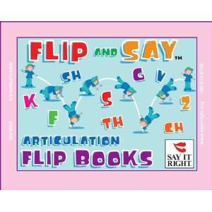  Say It Right Flip and Say Articulation Flip Books Set of 