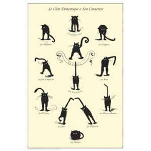 Le Chat Domestique by Unknown 24x36 