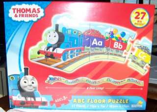   Friends   Alphabet ABC Train Floor Puzzle NIB 27 Pieces 6 Long WOW