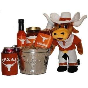 University of Texas Tailgate Grilling Gift Basket  Grocery 