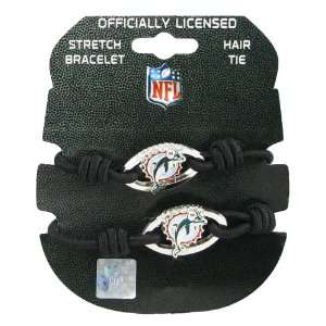 Miami Dolphins   NFL Stretch Bracelets / Hair Ties  Sports 