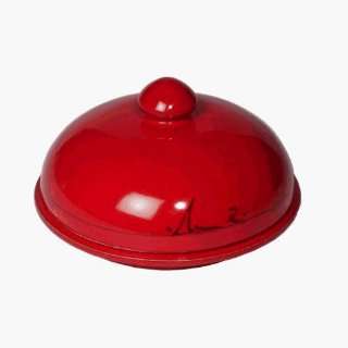  Mamma Ro 5130 08  Red Covered Butter Dish Kitchen 