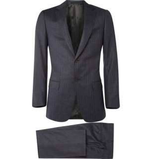  Clothing  Suits  Suits  Pinstripe Classic Wool Suit