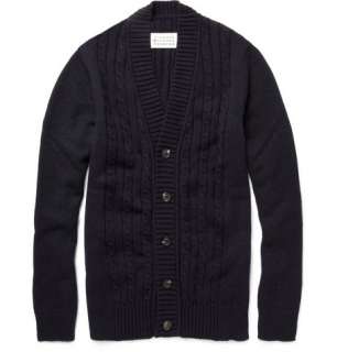  Clothing  Knitwear  Cardigans  Cable Knit Panel 