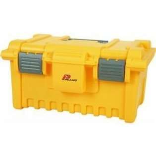   Plano 771 BAB 19 Inch Tool Box with Tray, Gray and Yellow 