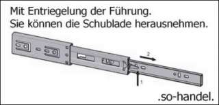 Vollauszug Teleskopschienen Schubladenschienen bis500mm  