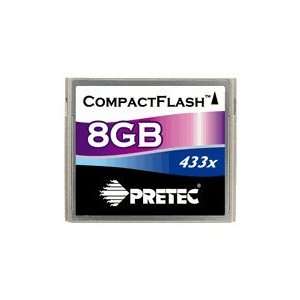  Pretec 8GB Compact Flash Card 433X Electronics