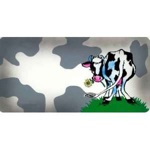  Airbrushed License Plate   Cow   Cute   #364 Toys & Games