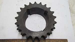   Taper Bushed 21 Tooth Sprocket 60 2 Double Roller Chain NEW  