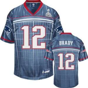  New England Patriots Kids (4 7) Reebok Tom Brady #12 Super 