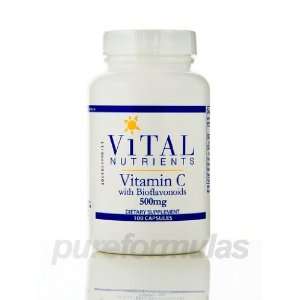  Vital Nutrients Vitamin C w/Bioflavonoids 500 mg 100 