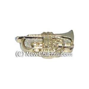  Trumpet Floating Locket Charm Jewelry