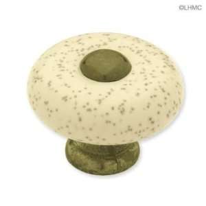  1 1/4 Knob Porcelain Oatmeal L P95914V ABM C7