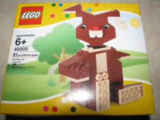 Lego Easter Bunny Rabbit Set NIB 40005 RARE for Basket  
