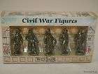 Timeline Tin metal Civil War 5 model figures in box