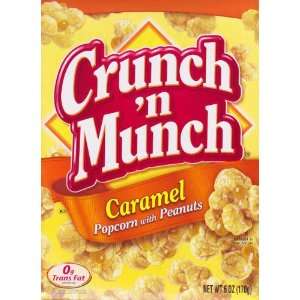 Crunch n Munch Caramel Popcorn Peanut Snack (6 Oz, 170g) 6 Pack