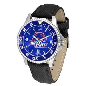 Boise State Broncos Mens Leather Wristwatch  Sports 