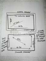 LCD PLASMA TV 42 GUARD SHIELD ENCLOSURE 1/2 PLEXIGLASS PROTECTOR IN 