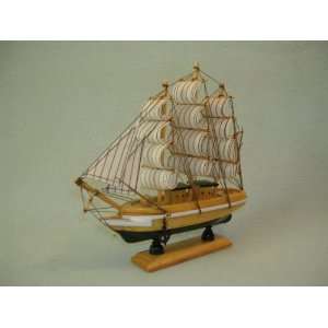 Hand Crafted Wood Sailboat Model D 