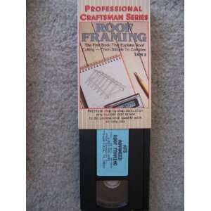  Roof Framing Tape 2 VHS Tape (Advanced Roof Framing 
