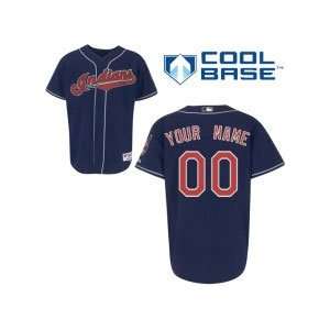  Cleveland Indians Customized Authentic Alternate Cool Base 