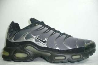 Nike Air Max Plus Mens Size 10.5 Running Shoes Black Tuned Air TN 