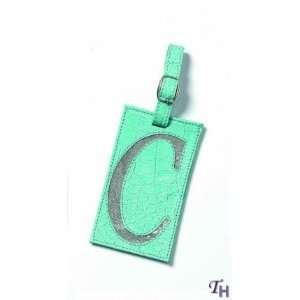 Russ Berrie Du Jour Initial Luggage Tag   Letter C