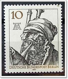 ee923 German stamps MNH Berlin Germany A Durer Dürer art music 