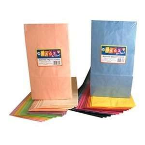    Colorful Paper Bags 12X15 Asstd Col Pinch Bottom Toys & Games