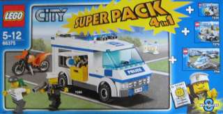 LEGO City Polizeiset 66375 4 Fahrzeuge + Figuren  
