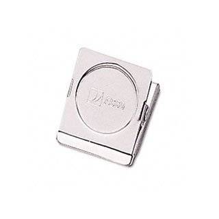 ACCO Magnetic Steel Clip, 2.25 Inch Square, 1.13 Inch Capacity, Chrome 