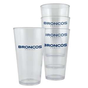 Denver Broncos Pint Cups 