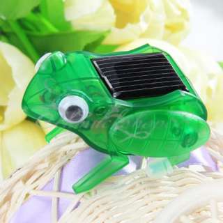 Mini Solar Spielzeug Energie Frosch Frog Toy Kinder  