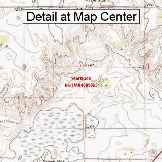  USGS Topographic Quadrangle Map   Starbuck, Minnesota 