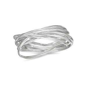  Tangled Bands Ring in Sterling Silver   Size 7 SS LADIES 