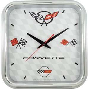  Corvette Wall Clock Gargage Auto Shop Logo